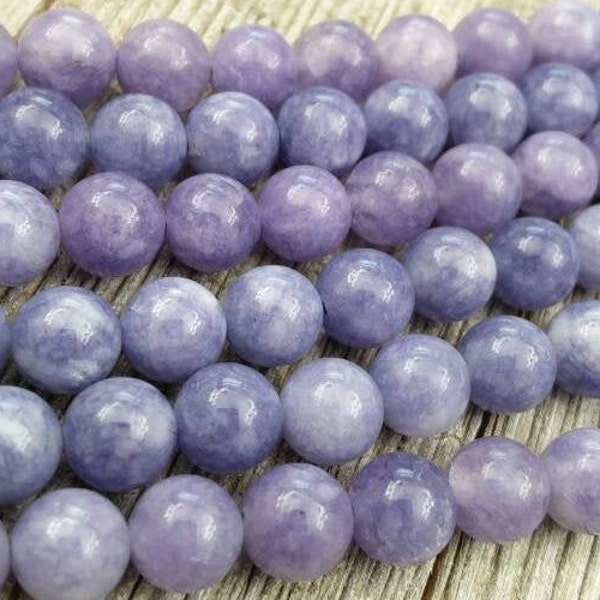 Tanzanite Angel Beads 6/8/10/12 mm Round Purple Stones DIY Bohemian Jewelry Findings Beading Supplies Yoga Mala Necklaces Earrings Bracelets
