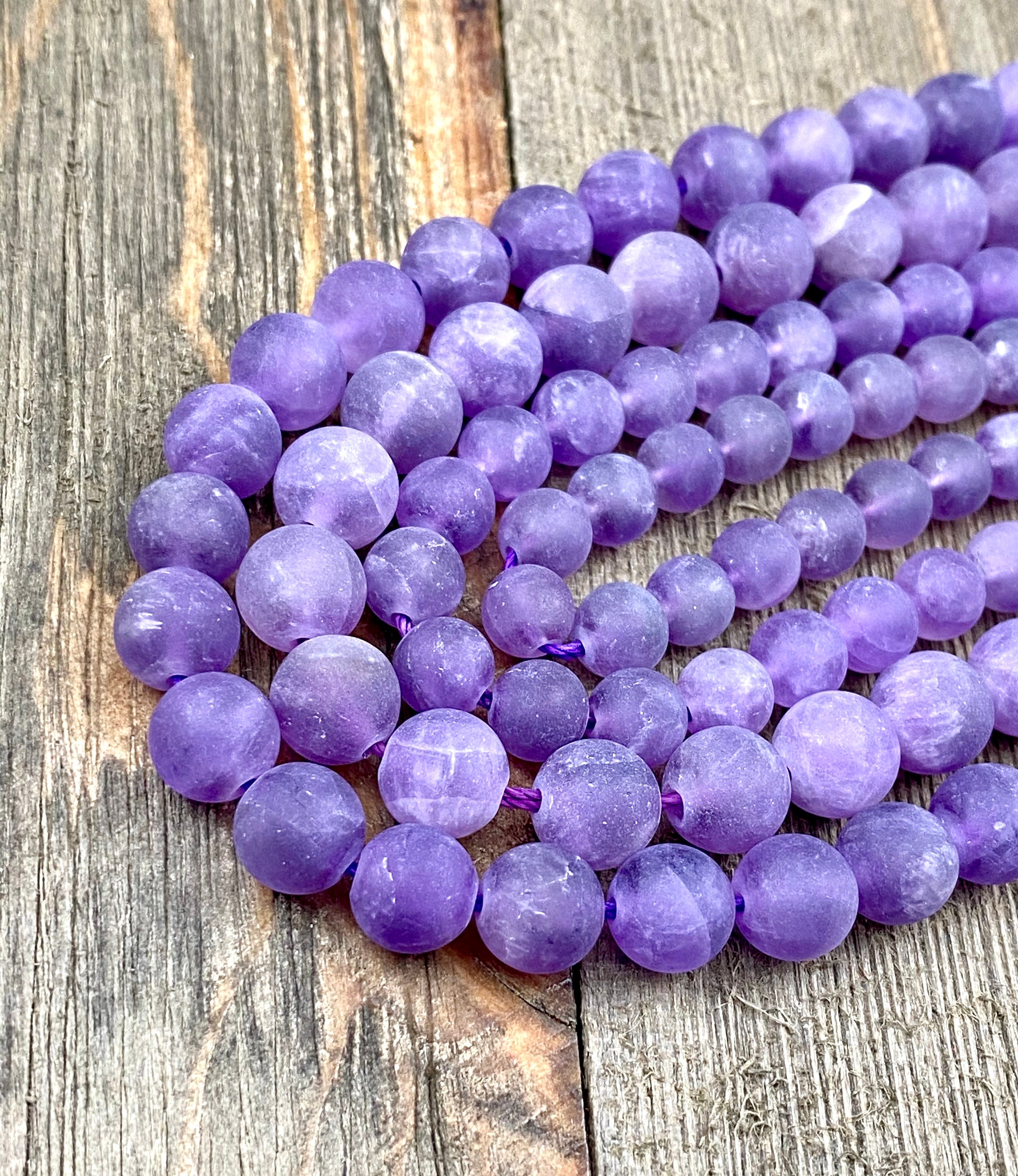 Chevron Amethyst Matt Finished Barrel Necklaces Chevron Amethyst Matt Finished Barrel Necklaces