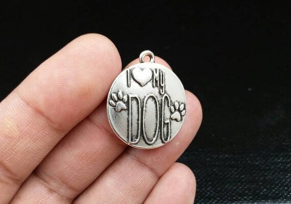 4 Ich Liebe Mein Hund Charms Inspirierende Sprüche Affirmation Zitate Motivierend Phrasen Tierfreund Der Hundeliebhaber Tierfreund Anhänger Schmuck