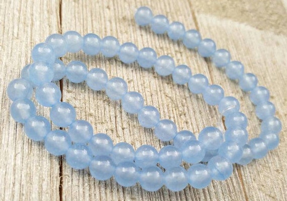 Blue Chalcedony beads 7 to 14mm long