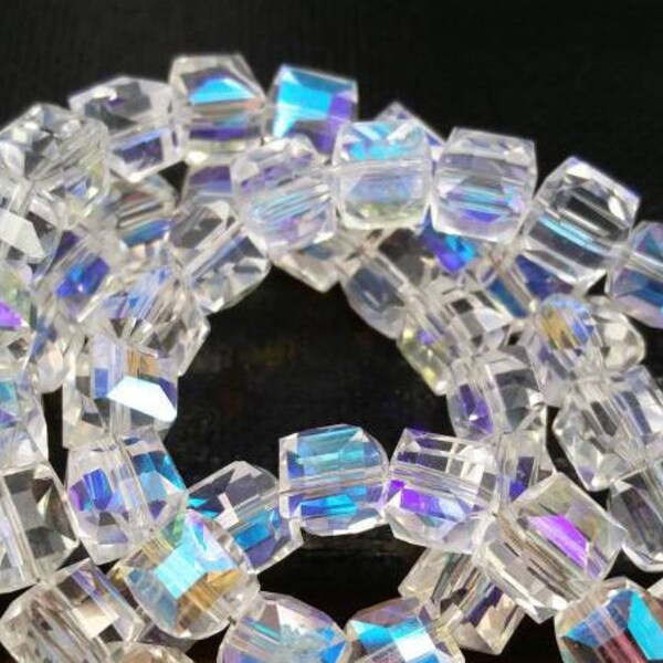 Decorative Glass Cube Etsy