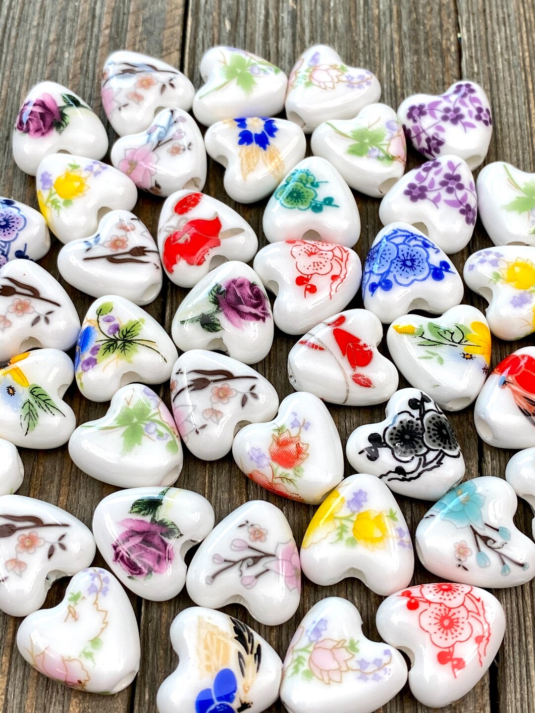 ELEMENTI IN CERAMICA - PERLE PER BIGIOTTERIA - Fantasie di Perle