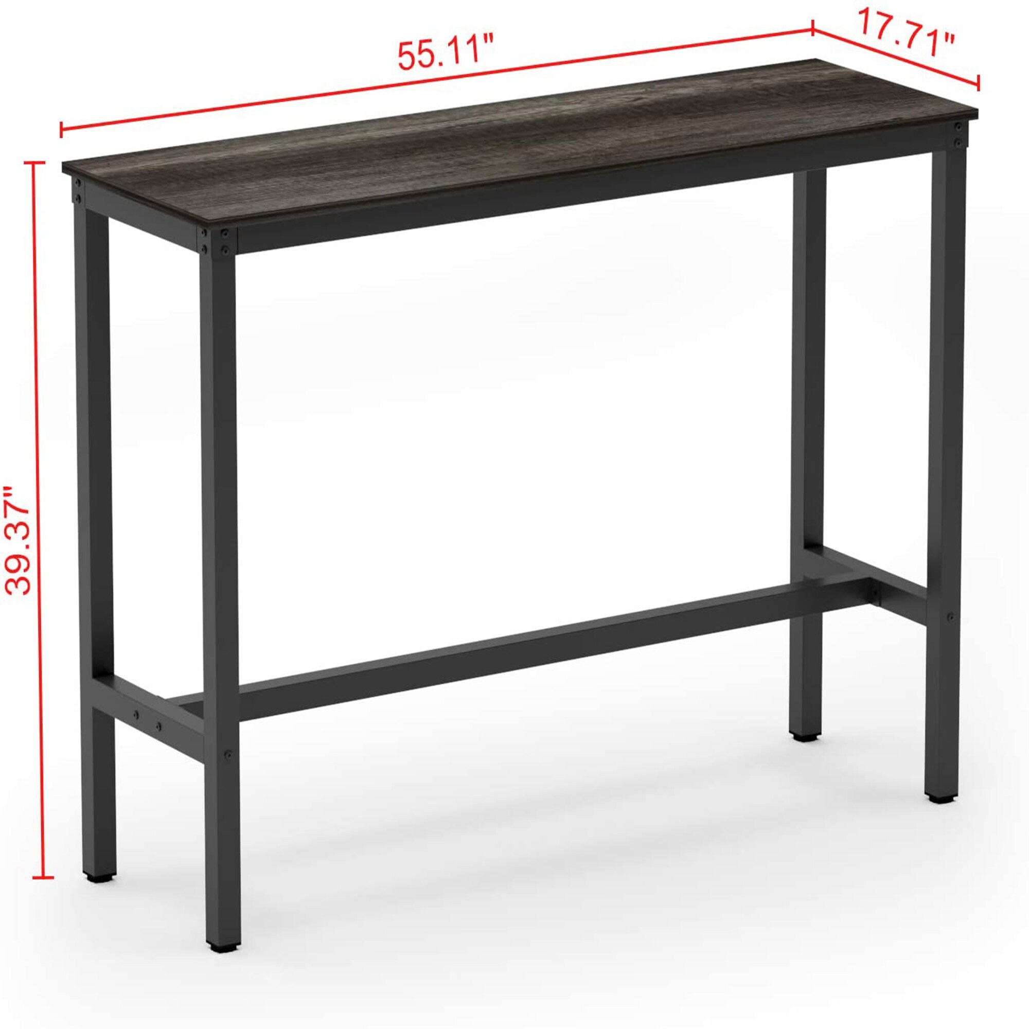 Teraves Bar Table with Solid Metal FrameCounter Height Dining Etsy