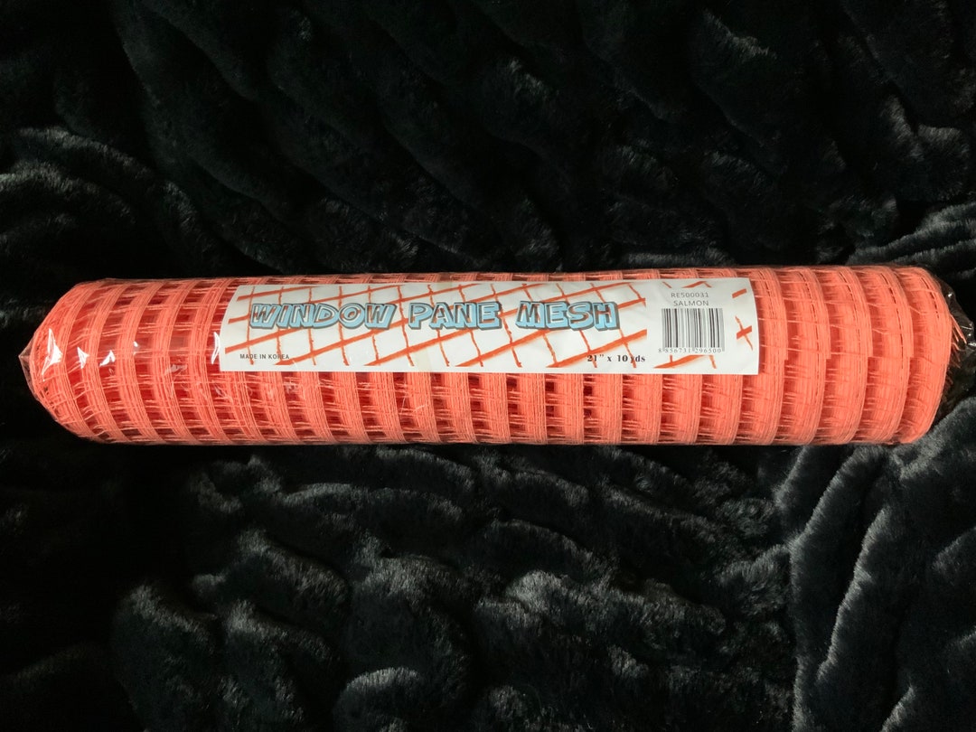 21 WINDOW PANE MESH, Floral Mesh, Wreath Mesh Etsy