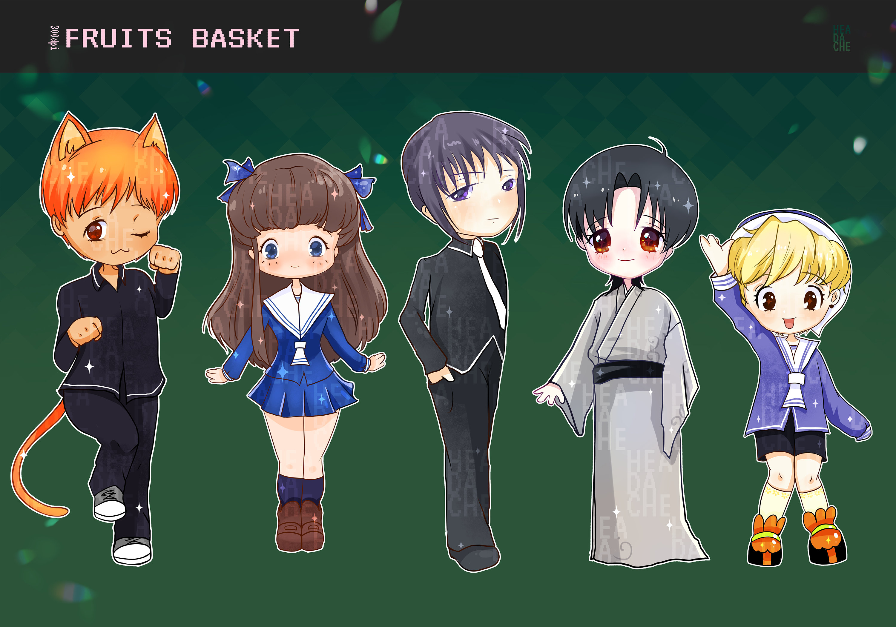 1. "Fruits Basket" - wide 10