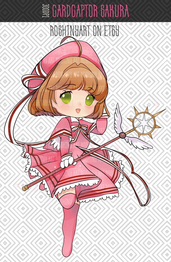 cardcaptor sakura clipart instant download png file 300 etsy etsy
