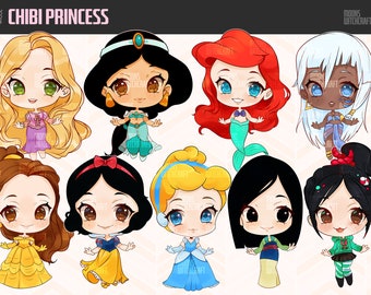 Chibi Disney Princesses Chibi Disney Princesses