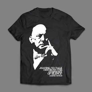 Aleister Crowley T-Shirt | Dark Magician / Occultist / Philosophy Clothing
