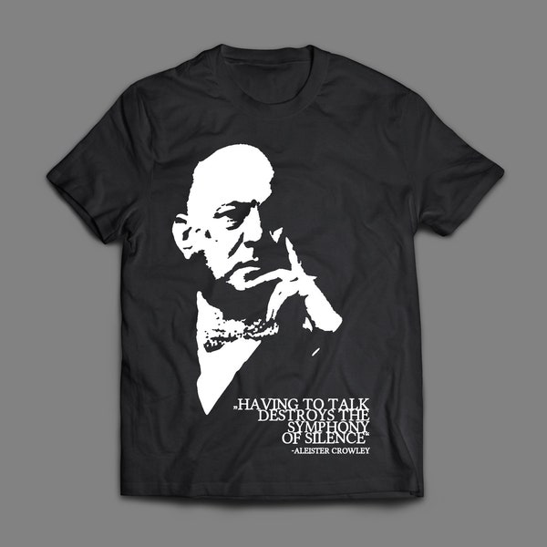 Aleister Crowley T-Shirt | Dark Magician / Occultist / Philosophy Clothing