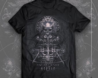 Honor - Dark Gothic Skull Art T-Shirt Longsleeve / Witchy Occult Magick Alternative Clothing Tee