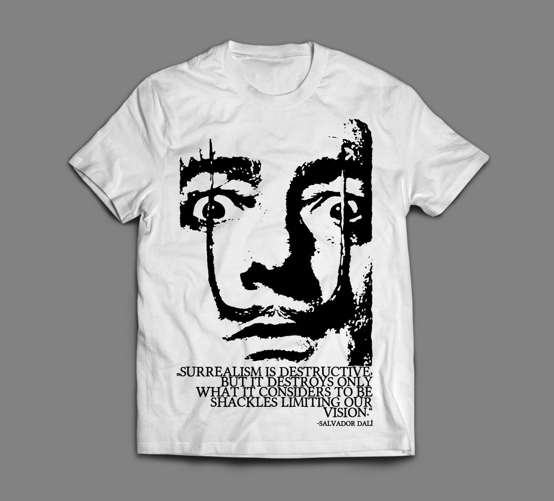 Salvador Dali Tshirt Surrealist Painting Art Clothing Etsy