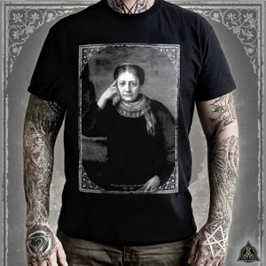 Madame Blavatsky Portrait T-Shirt | Occultism Esoteric Theosophy / Ceremonial Ritual Magic / Gothic Dark Okkult Clothing Tee Longsleeve