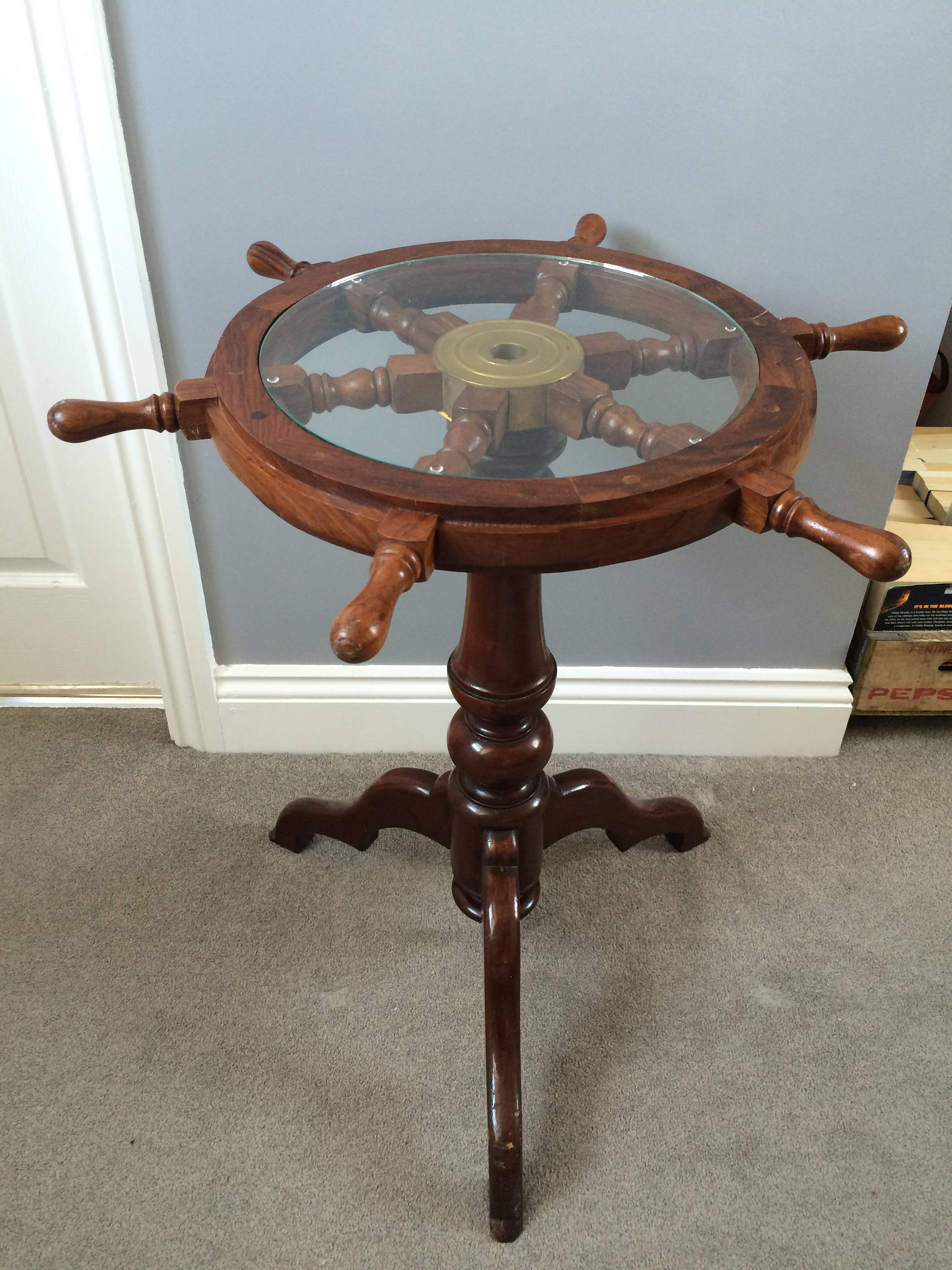 Nautical Side Table Etsy