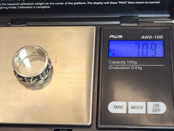 Stacking Oxidized elephant Band Solid Ring,Elepha… - image 3