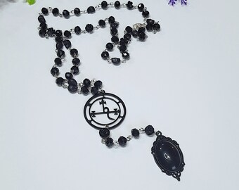 Lilith Gothic Rosary / Witchy Rosary / Lilith Necklace