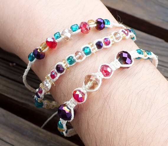 etsy hemp bracelets