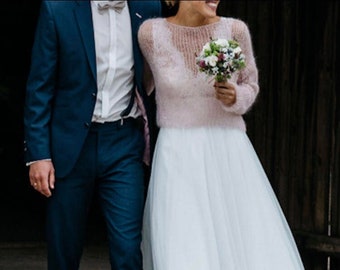 sweater for wedding dress