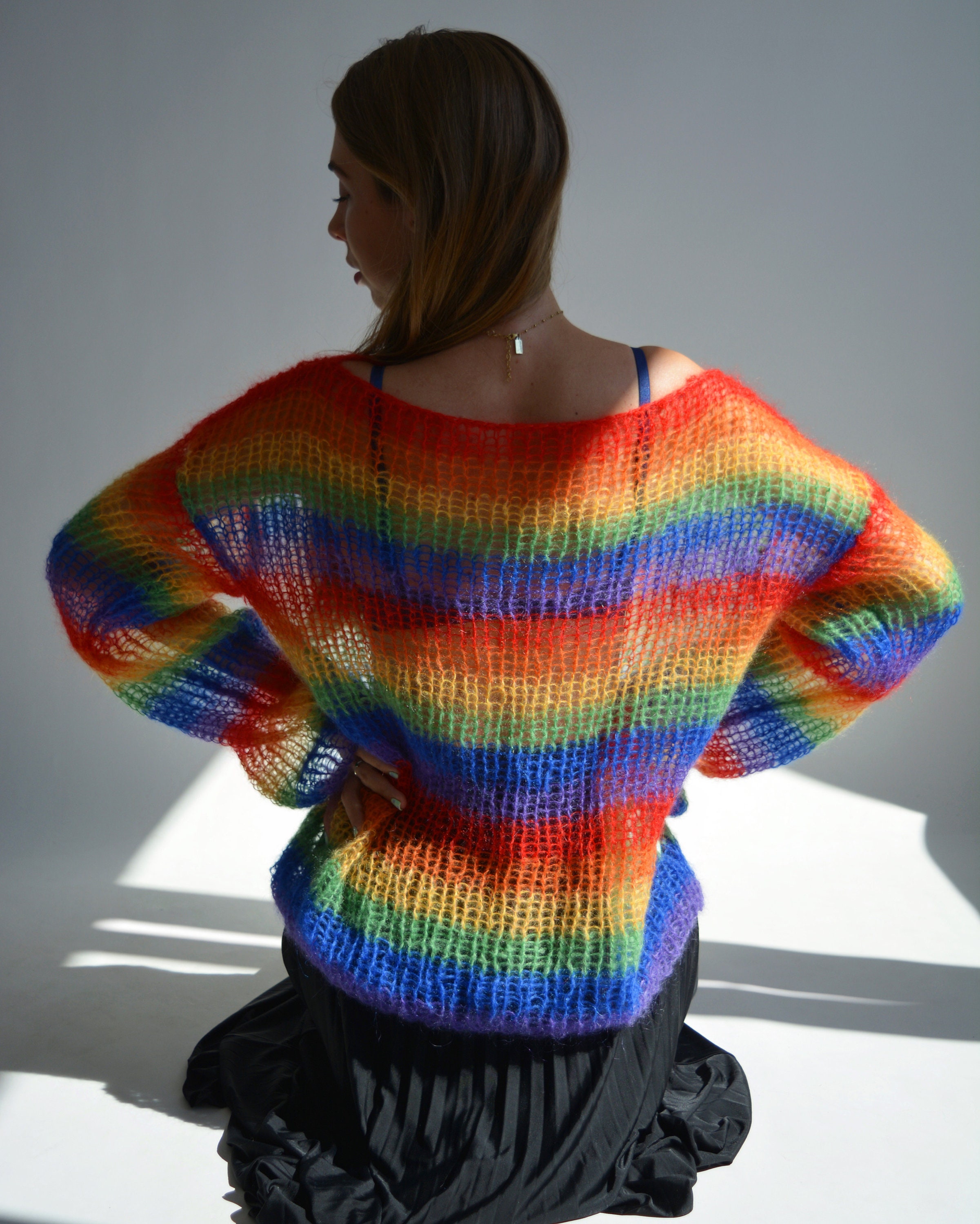 ［Jieda］ 22AW MOHAIR RAINBOW KNIT JIEDA 2022AW MOHAIR RAINBOW KNIT