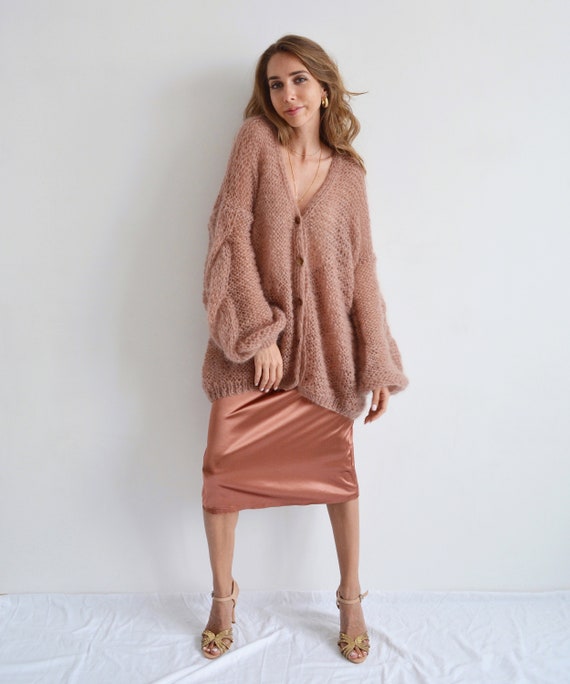 etsy mohair cardigan