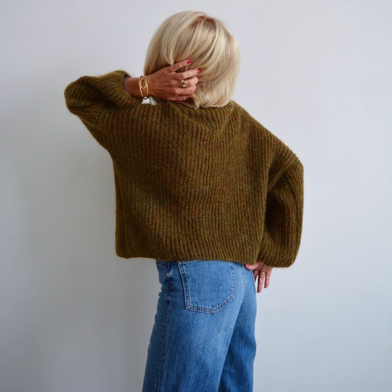 loose turtleneck sweater