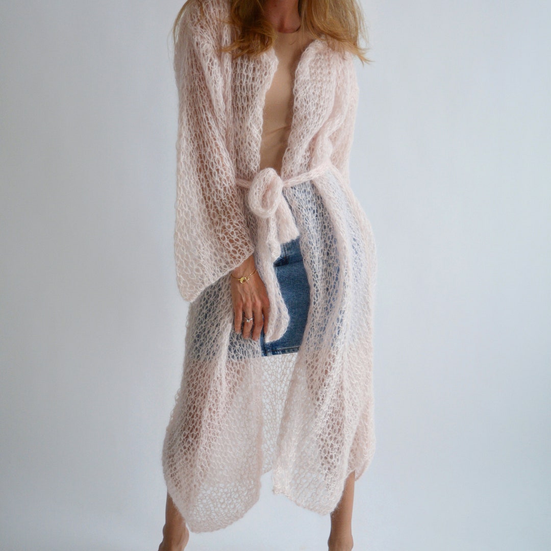 Long hot sale blush cardigan