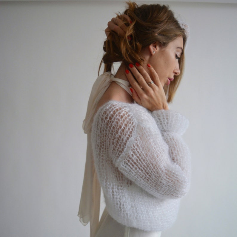 etsy bridal sweater