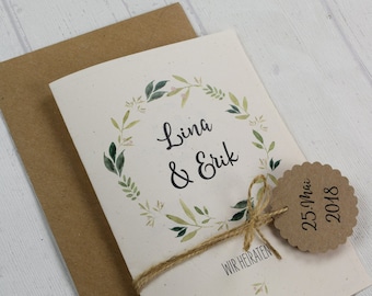 Einladungskarten kirchliche hochzeit