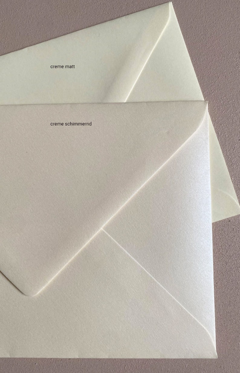 Einladungskarte zur Hochzeit mit Siegel weiß, Schleife Rost-Rot, inkl. Kuvert image 3