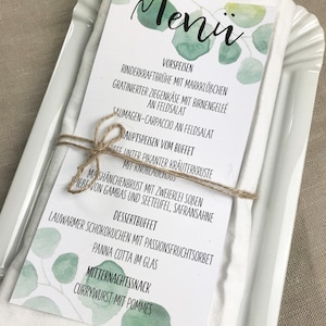 Menükarte Hochzeit Hochzeitsmenü Hochzeit Menü Taufe Menükarte Konfirmation Kommunion Speisekarte Hochzeit