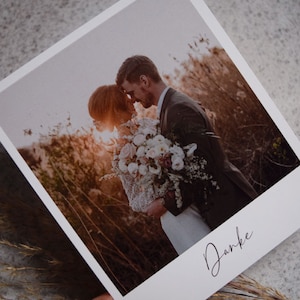 Danksagungskarte , Hochzeit, Geburt, Konfirmation, Kommunion