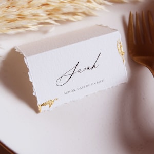 Tischkarte Hochzeit Platzkarte Hochzeit mit Siegel  Tischkarte Taufe Konfirmation Kommunion Platzkarte Hochzeitsgast Namenskarte Hochzeit