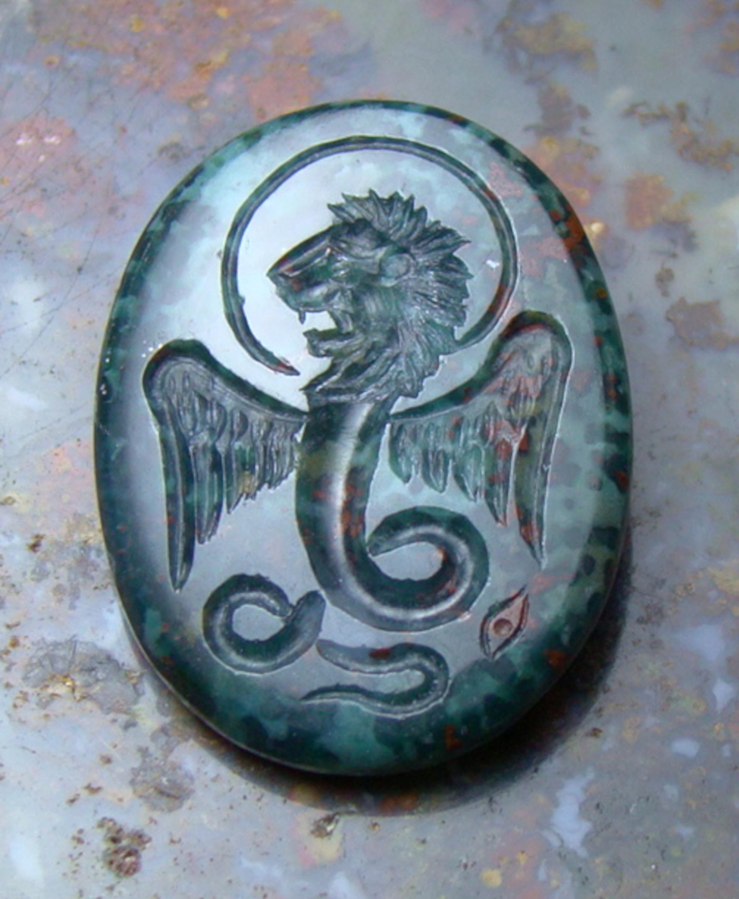 Abraxas ring - Etsy Nederland