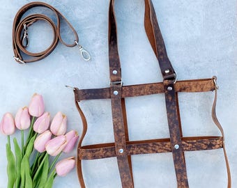 Leather Bag Strap, Leather Hardware for Handmade Bags