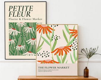 Green Matisse Print Set, Henri Matisse Set of 2 wall art, Gallery Wall Set, Matisse Posters, Matisse Exhibition Poster, DIGITAL DOWNLOAD