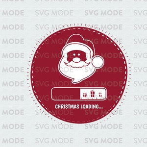 Weihnachten wird geladen SVG | Lustige Weihnachtsmann-Svg | Frohe Weihnacht-Svg | Trendiges Weihnachts-T-Shirt SVG | Hoodie SVG
