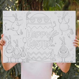 Easter Coloring Posters and Coloring Pages - Huge Engineer Print Coloring Printables