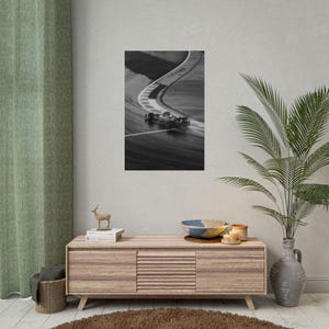 Ferrari Formula One Poster, F1 Racing Art Print, Sports Car Wall Decor, Motorsport Gift, Racing Fan Memorabilia