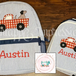 Add on applique to backpacks or lunch bag