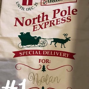Large Santa Gift Bag