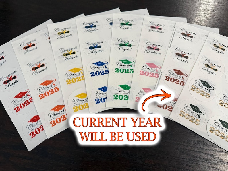 Class of 2026 Custom Graduation Edible Cupcake, Oreo or Cookie Toppers ...
