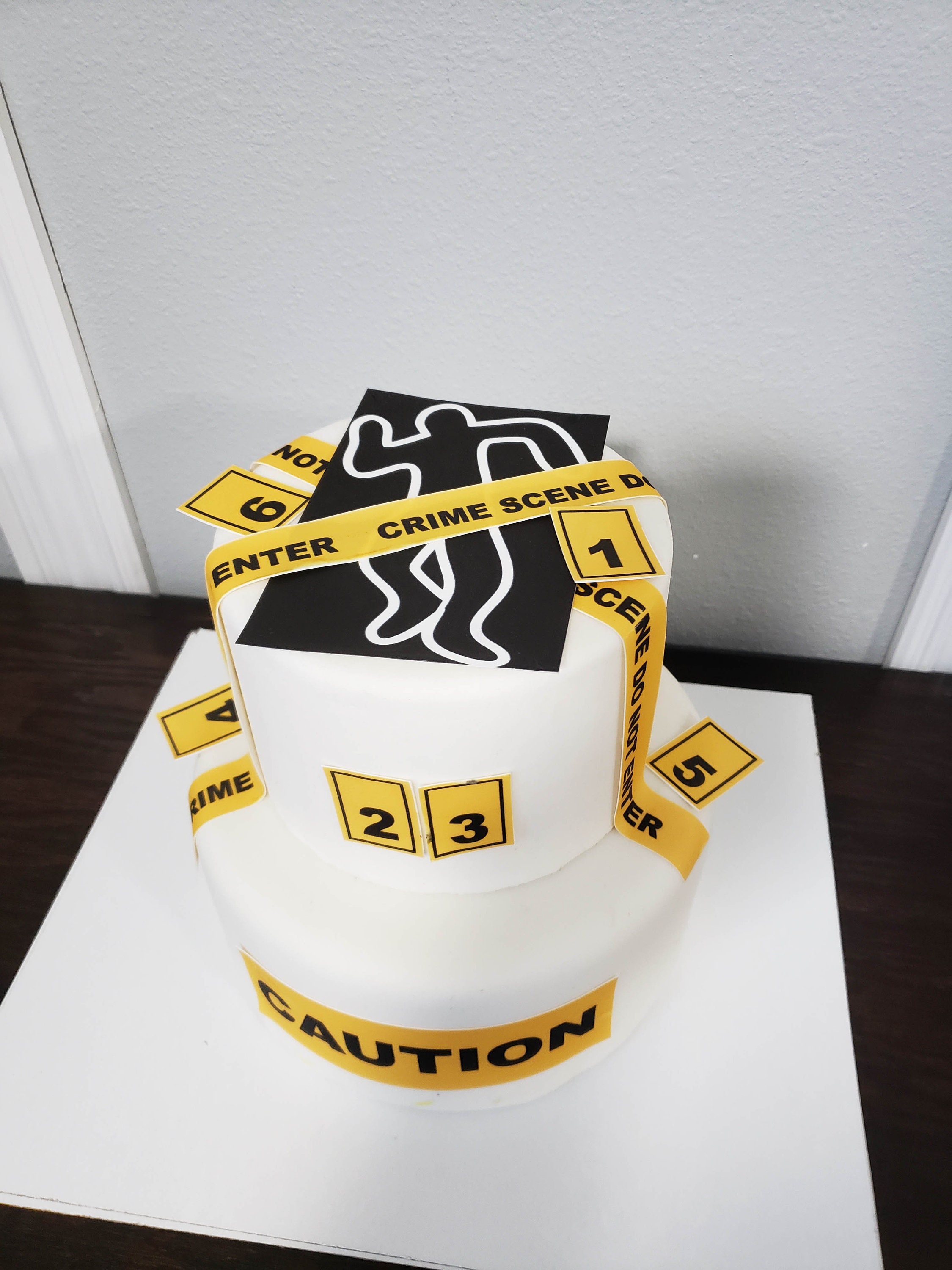 Edible Crime Scene Decals for Cakes. Images Are Made From Sugar ...
