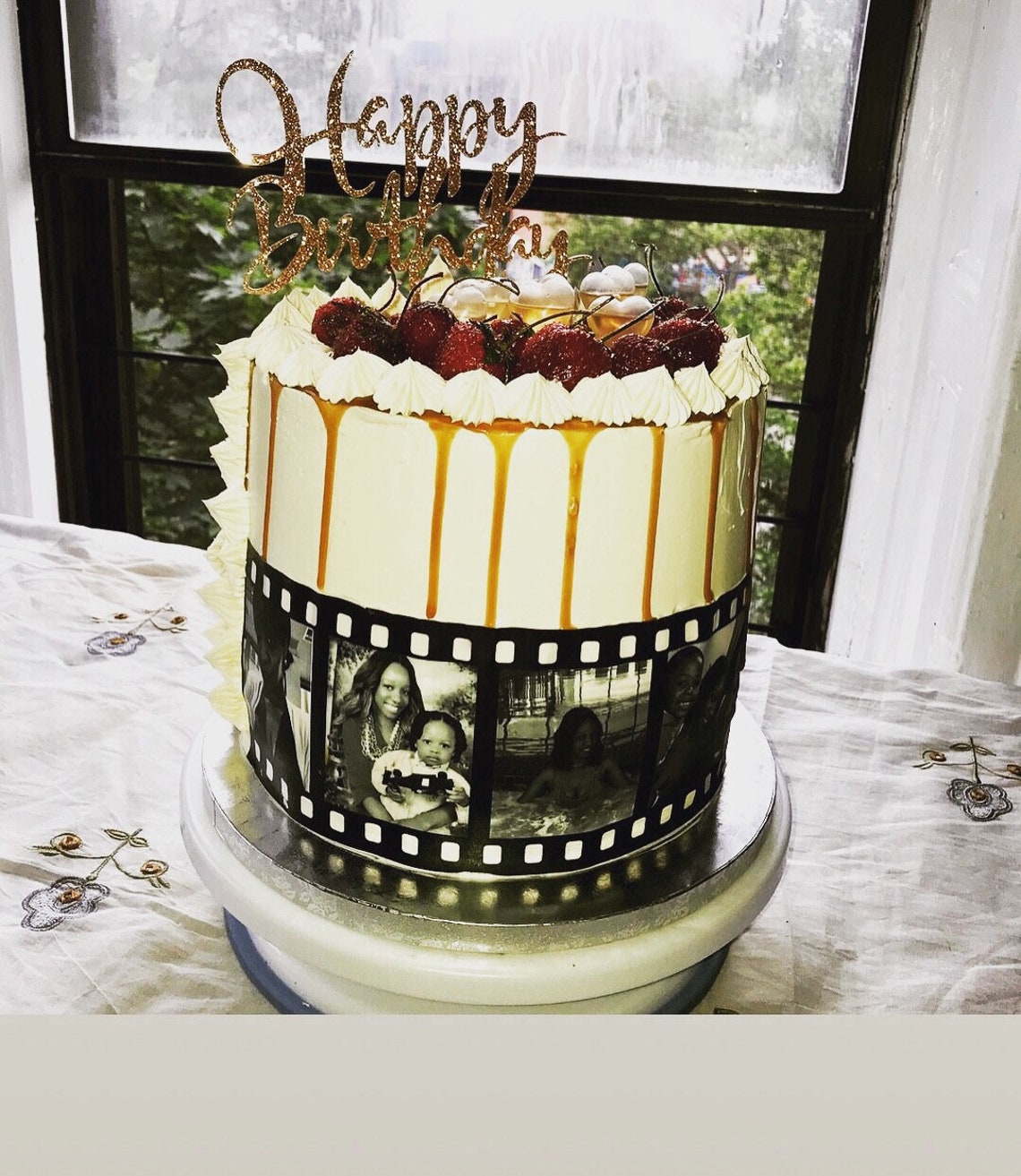 Edible film reel strips for cakes. Pictures photos on sugar Etsy