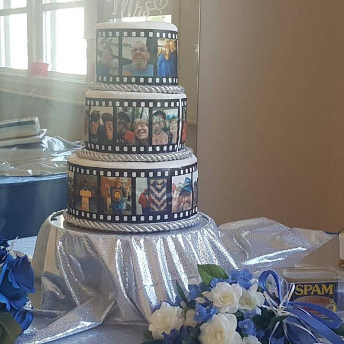 Edible film reel strips for cakes. Pictures photos on sugar Etsy