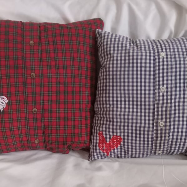 Custom Memory Pillow: Keepsake Made From Loved One's Shirt