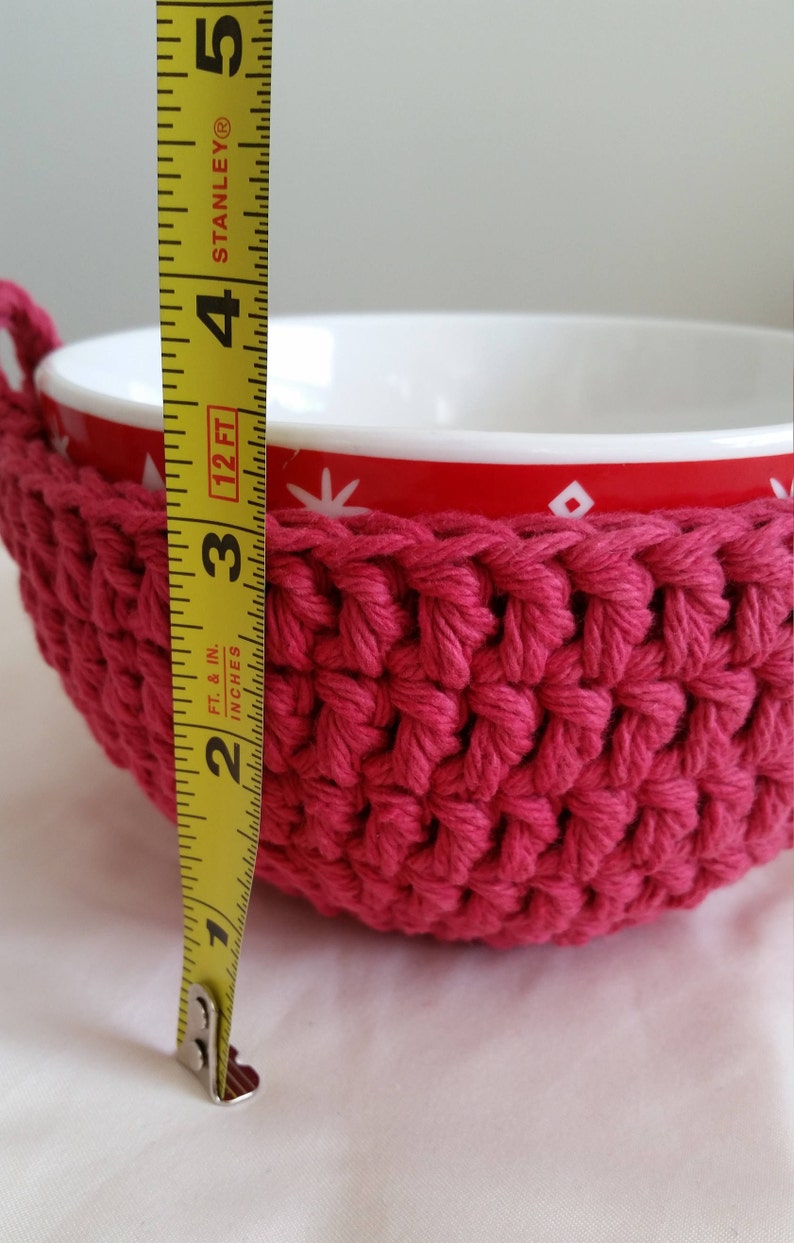 Bowl Cozy Microwave Bowl Cozy Crochet Hot Pad Microwave Etsy