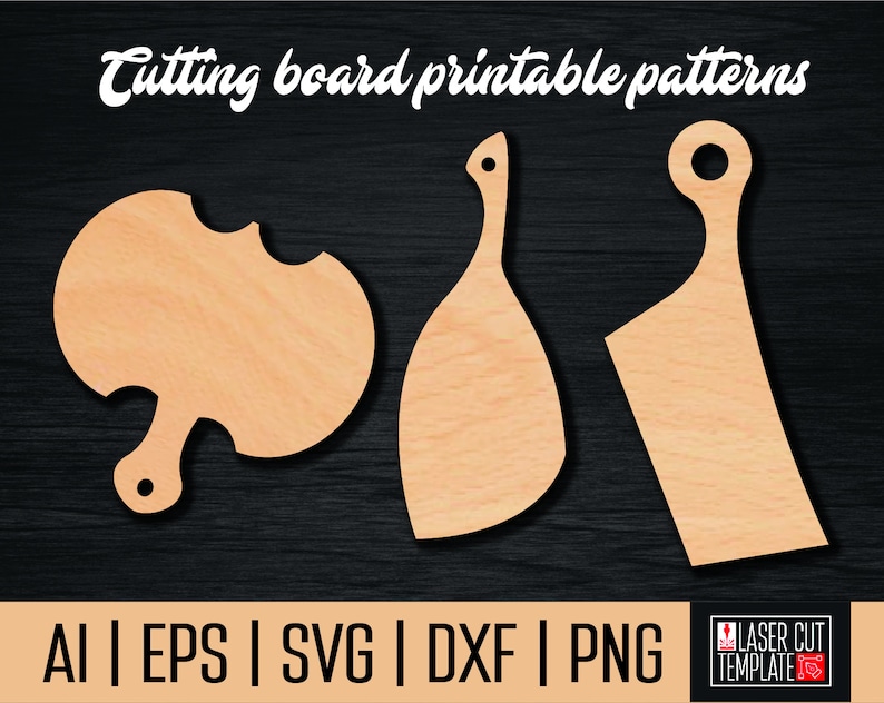 Cutting Board Svg Cutting Board Printable Patterns Cnc Etsy