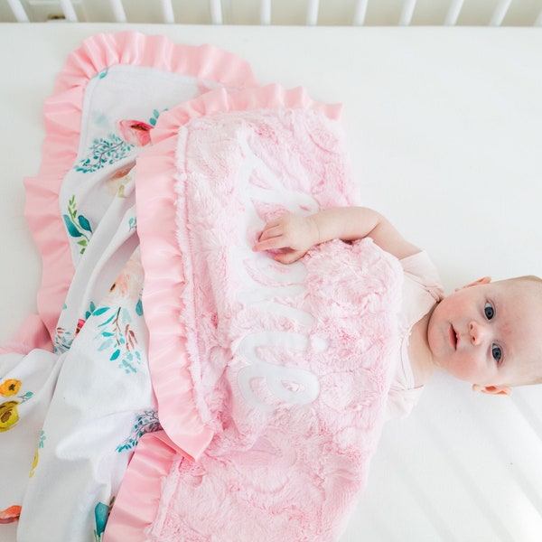 Satin Baby Blanket Etsy