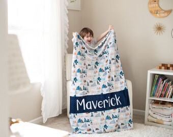 Happy Whales Minky Baby Blanket Crib Bedding Custom Baby Blanket Faux Fur Throw Toddler Bedding Unique Baby Gift. Dream Blanket