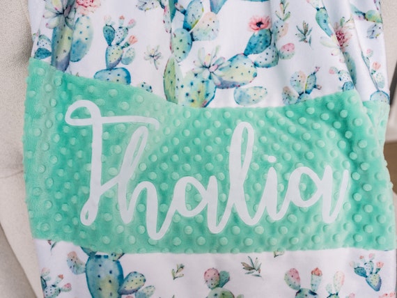 llama and cactus baby bedding