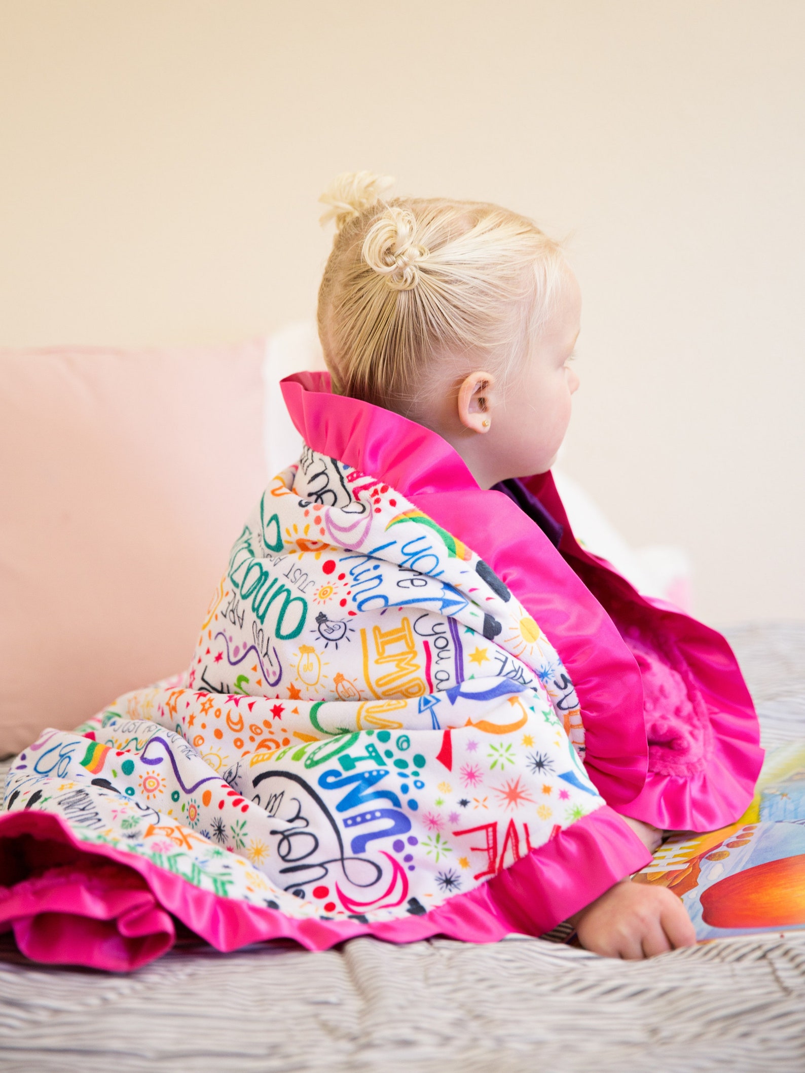 Positive Affirmations Blanket Personalized With Name Little Etsy